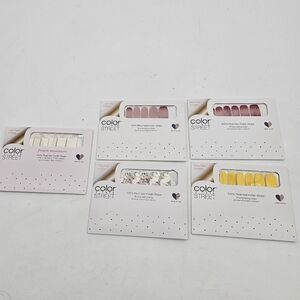 Color Street Nail Polish Strip 6 Set Bundle